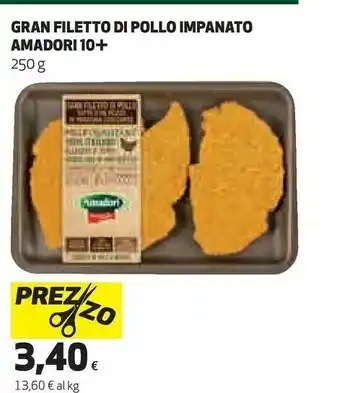 Coop Amadori Gran Filetto Di Pollo Impanato offerta