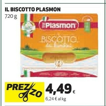 Coop Plasmon Il Biscotto Dei Bambini 720 G offerta