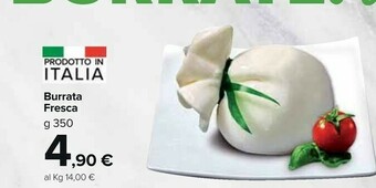 Carrefour Market Burrata Fresca offerta
