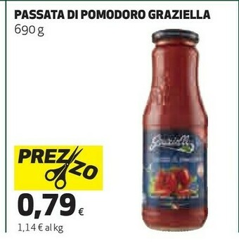 Coop Graziella Passata Di Pomodoro 690 G(ml) offerta