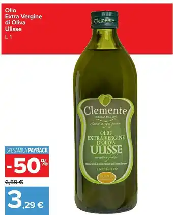 Carrefour Market Clemente Olio Extra Vergine Di Oliva I Sapori Dell'Extra 1000 G(ml) offerta