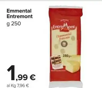 Carrefour Market Entremont Emmental 250 G offerta