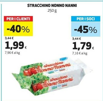 Coop Nonno Nanni Stracchino 250 G offerta
