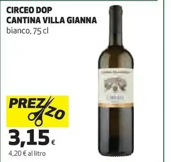 Coop Cantina villa gianna Circeo Bianco 750 G(ml) offerta