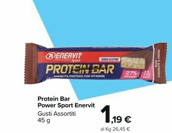 Carrefour Market Enervit Power Sport Protein Bar Gusto Chocolate & Cream 45 G(ml) offerta