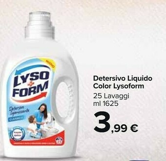 Carrefour Market Lysoform Detersivo Liquido Color offerta