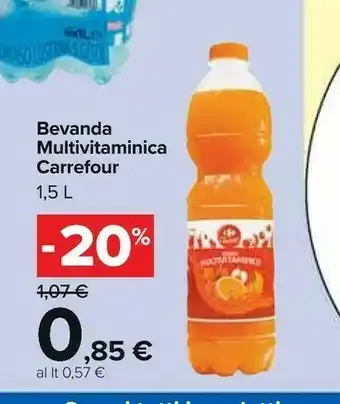Carrefour Market Carrefour - Bevanda Multivitaminica Light 1500 G(ml) offerta