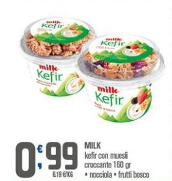 Ottimo Market Milk kefir con muesli croccante 160 gr offerta