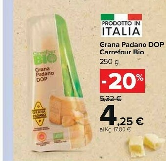 Carrefour Market Carrefour Bio Grana Padano Dop offerta
