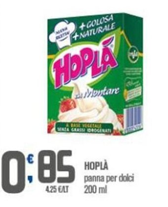 Ottimo Market Hoplà panna per dolci 200 ml offerta