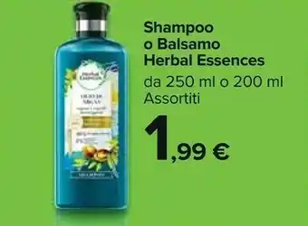 Carrefour Market Herbal essences Shampoo/ Balsamo offerta