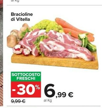 Carrefour Market Bracioline Di Vitella offerta