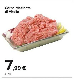 Carrefour Market Carne Macinata Di Vitella offerta