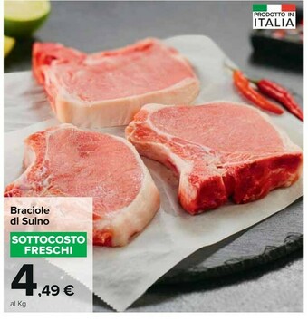 Carrefour Market Braciole Di Suino offerta