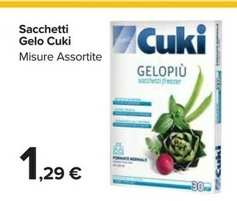 Carrefour Market Cuki Sacchetti Gelo offerta