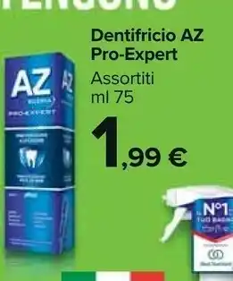 Carrefour Market Az Dentifricio Pro-expert offerta