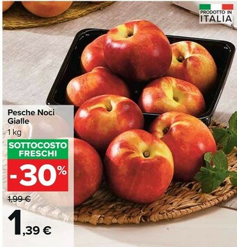 Carrefour Market Pesche Noci Gialle offerta