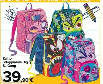 Carrefour Market Zaino Sdoppiabile Big Sj Gang offerta