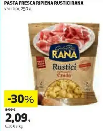 Coop Giovanni Rana Pasta Fresca Ripiena Rustici offerta