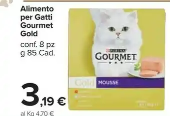 Carrefour Market Purina Alimento Per Gatti Gourmet Gold offerta