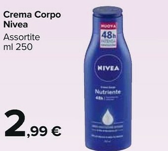 Carrefour Market Nivea 80301 Lozione Per Il Corpo 250 Ml Donne Idratante, Nutriente, Levigante, Setificante offerta