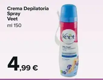 Carrefour Market Veet 5701092103871 Crema Depilatoria offerta
