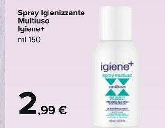 Carrefour Market Igiene + Spray Igienizzante Multiuso offerta
