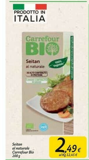 Carrefour Market Carrefour - Seitan Al Naturale Bio offerta