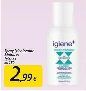 Carrefour Market Igiene+ Spray Igienizzante Multiuso offerta