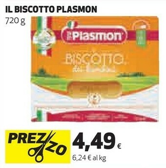 Coop Plasmon Biscotti offerta