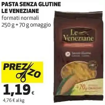 Coop Le veneziane Alimenti senza glutine offerta