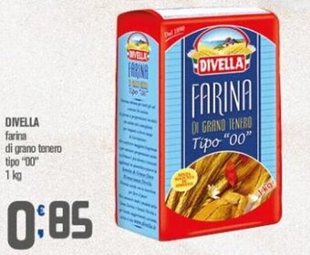 Ottimo Market Divella farina di grano tenero tipo "00" 1 kg offerta