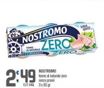 Ottimo Market Nostromo tonno al naturale zero senza grassi 3 x 65 gr offerta