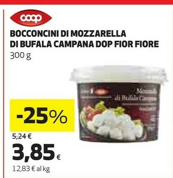 Coop Mozzarella di bufala offerta