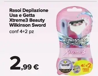 Carrefour Market Wilkinson sword Rasoio offerta
