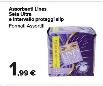 Carrefour Market Lines Assorbenti lines offerta