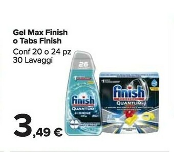 Carrefour Market Finish Detersivo lavastoviglie offerta