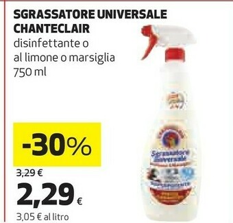 Coop Chanteclair Sgrassatore offerta
