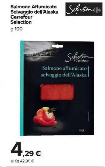 Carrefour Market Dell Salmone affumicato offerta