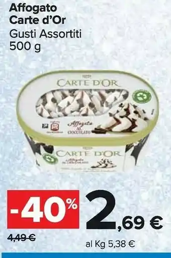 Carrefour Market Carte d'or Gelati algida offerta