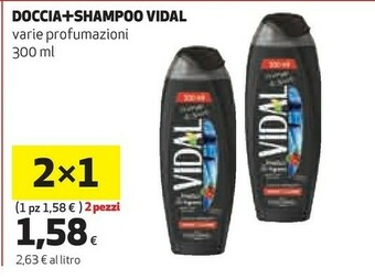 Coop Vidal Bagnoschiuma offerta