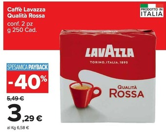 Carrefour Market Lavazza Caffè offerta