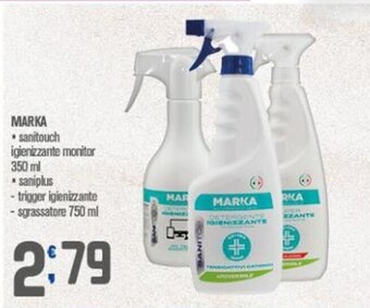 Marka Sanitouch igienizzante monitor 350 ml/ Saniplus 750 ml