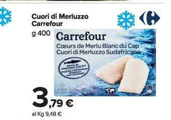 Carrefour Market Blanc Filetti di merluzzo offerta