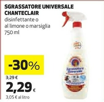 Coop Chanteclair Sgrassatore offerta