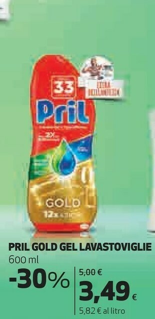 Coop Pril Detersivo lavastoviglie offerta