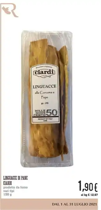 Conad City Ciardi Linguacce Di Pane Prodotto Da Forno offerta