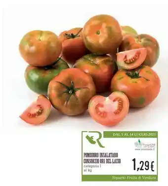 Conad City Consorzio ori del lazio Pomodoro Insalataro offerta