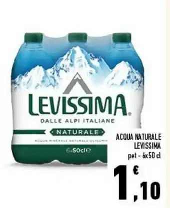 Conad City Levissima Acqua Naturale 500 G(ml) offerta