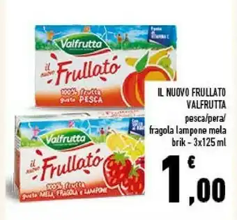 Conad City Valfrutta Il Nuovo Frullato 100% Frutta Gusto Pesca 375 G(ml) offerta